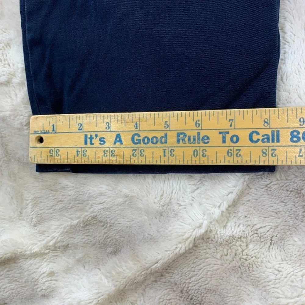 Polo Ralph Lauren Mens Classic Fit Chino Pants Navy Blue‎ 100% Cotton 34x32